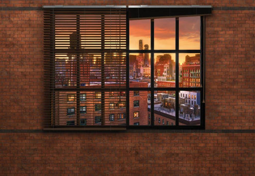 Komar Brooklyn Brick Fototapete 368x254cm | Yourdecoration.de