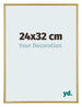 Annecy Kunststoff Bilderrahmen 24x32cm Gold Vorne Messe | Yourdecoration.de
