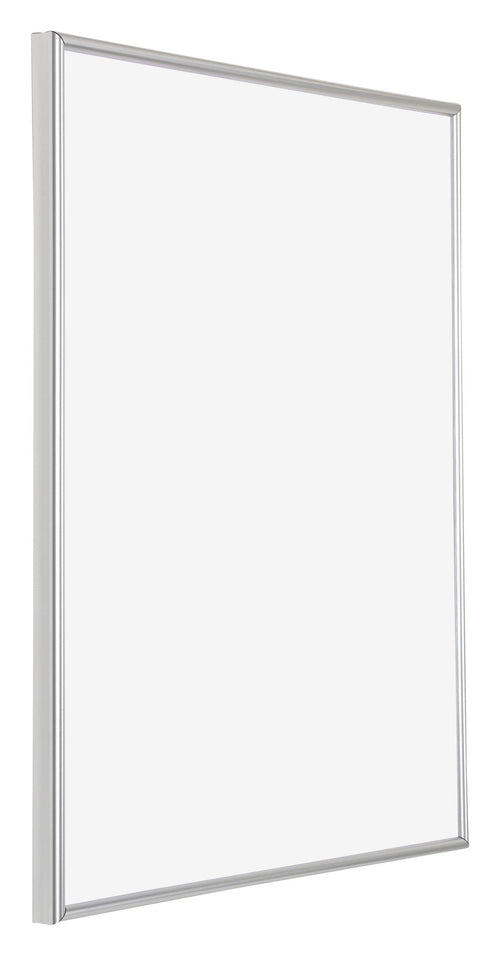 Annecy Kunststoff Bilderrahmen 25x30cm Silber Vorne Schuin | Yourdecoration.de