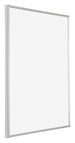 Annecy Kunststoff Bilderrahmen 25x30cm Silber Vorne Schuin | Yourdecoration.de