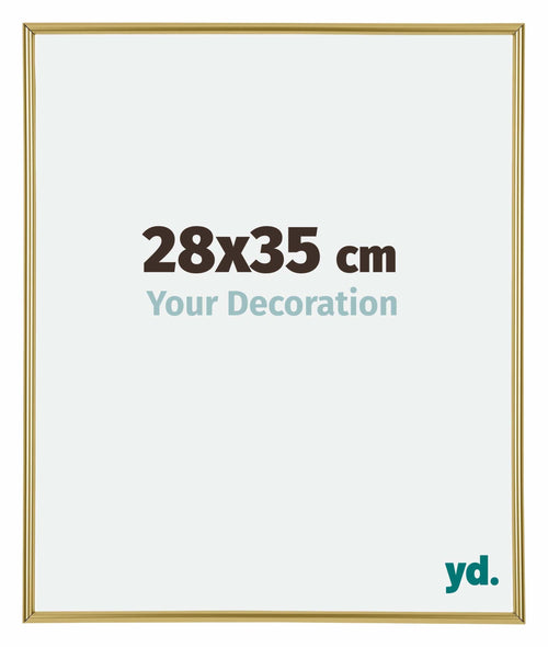 Annecy Kunststoff Bilderrahmen 28x35cm Gold Vorne Messe | Yourdecoration.de