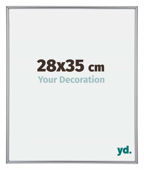 Annecy Kunststoff Bilderrahmen 28x35cm Silber Vorne Messe | Yourdecoration.de