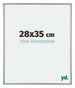 Annecy Kunststoff Bilderrahmen 28x35cm Silber Vorne Messe | Yourdecoration.de
