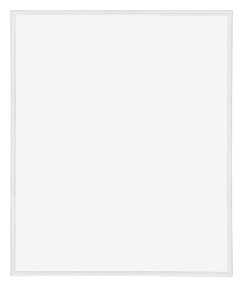 Annecy Kunststoff Bilderrahmen 28x35cm Weiss Hochglanz Vorne | Yourdecoration.de