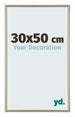 Annecy Kunststoff Bilderrahmen 30x50cm Champagner Vorne Messe | Yourdecoration.de
