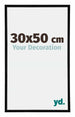 Annecy Kunststoff Bilderrahmen 30x50cm Schwarz Hochglanz Messe | Yourdecoration.de