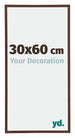 Annecy Kunststoff Bilderrahmen 30x60cm Braun Vorne Messe | Yourdecoration.de