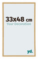 Annecy Kunststoff Bilderrahmen 33x48cm Buche Hell Vorne Messe | Yourdecoration.de