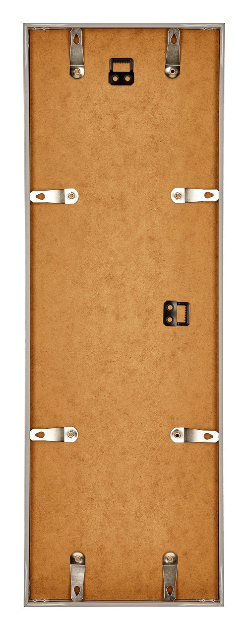 Annecy Kunststoff Bilderrahmen 33x98cm Silber Ruckseite | Yourdecoration.de