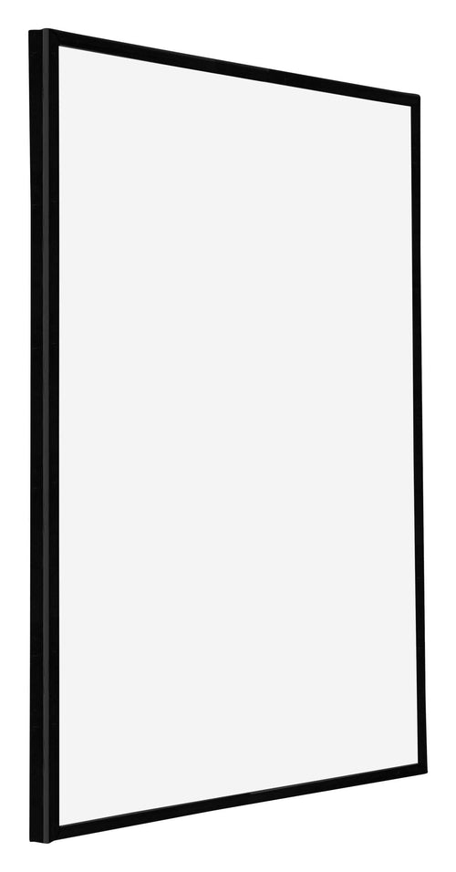 Annecy Kunststoff Bilderrahmen 36x49cm Schwarz Hochglanz Vorne Schrag | Yourdecoration.de