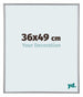 Annecy Kunststoff Bilderrahmen 36x49cm Silber Vorne Messe | Yourdecoration.de