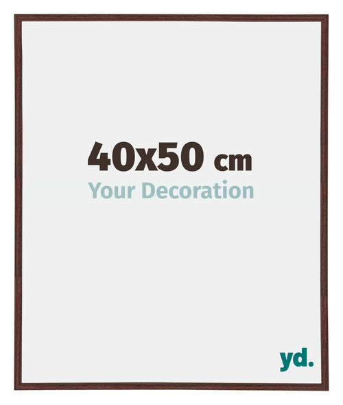 Annecy Kunststoff Bilderrahmen 40x50cm Braun Vorne Messe | Yourdecoration.de