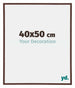 Annecy Kunststoff Bilderrahmen 40x50cm Braun Vorne Messe | Yourdecoration.de