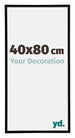Annecy Kunststoff Bilderrahmen 40x80cm Schwarz Hochglanz Messe | Yourdecoration.de
