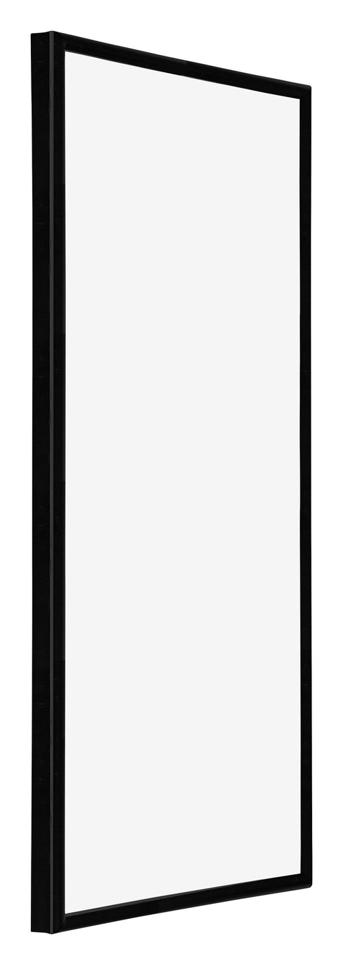 Annecy Kunststoff Bilderrahmen 40x80cm Schwarz Hochglanz Vorne Schuin | Yourdecoration.de
