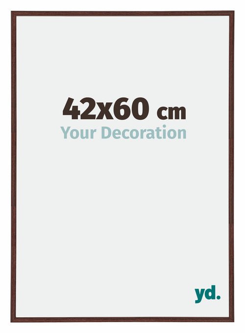 Annecy Kunststoff Bilderrahmen 42x60cm Braun Vorne Messe | Yourdecoration.de