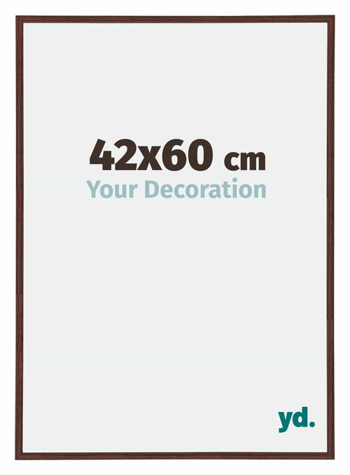 Annecy Kunststoff Bilderrahmen 42x60cm Braun Vorne Messe | Yourdecoration.de