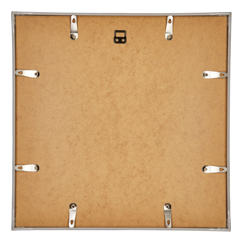 Annecy Kunststoff Bilderrahmen 45x45cm Silber Ruckseite | Yourdecoration.de