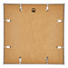 Annecy Kunststoff Bilderrahmen 45x45cm Silber Ruckseite | Yourdecoration.de