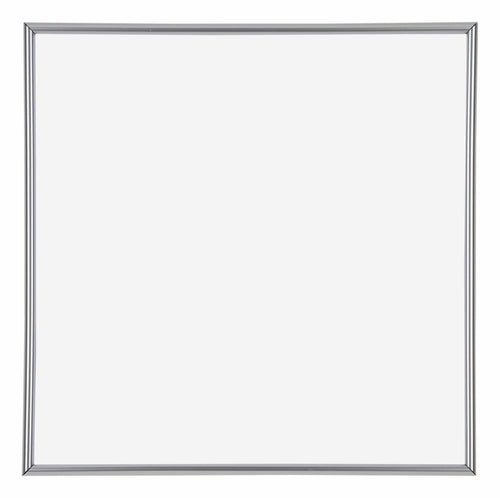 Annecy Kunststoff Bilderrahmen 45x45cm Silber Vorne | Yourdecoration.de