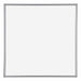 Annecy Kunststoff Bilderrahmen 45x45cm Silber Vorne | Yourdecoration.de