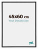 Annecy Kunststoff Bilderrahmen 45x60cm Schwarz Matt Vorne Messe | Yourdecoration.de
