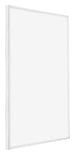 Annecy Kunststoff Bilderrahmen 45x60cm Weiss Hochglanz Vorne Schuin | Yourdecoration.de