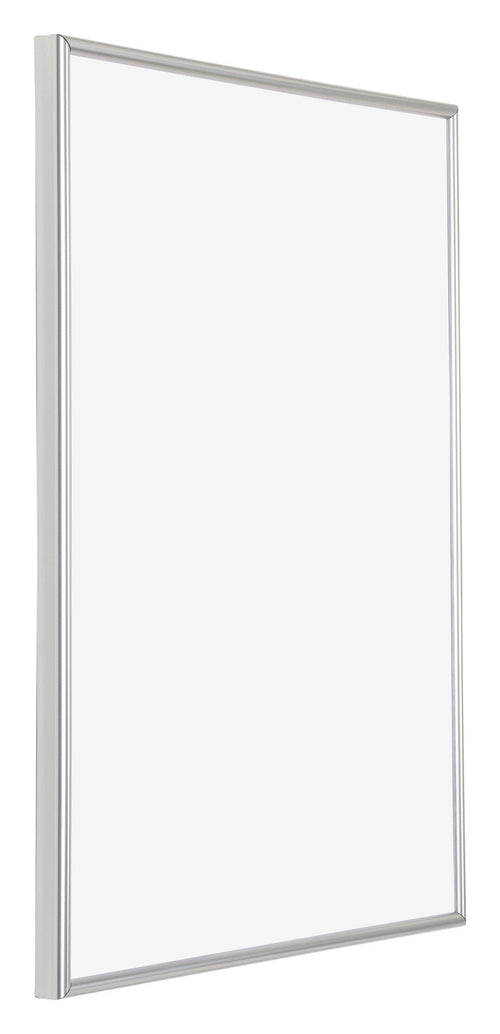 Annecy Kunststoff Bilderrahmen 46x61cm Silber Vorne Schrag | Yourdecoration.de