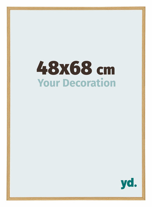 Annecy Kunststoff Bilderrahmen 48x68cm Buche Hell Vorne Messe | Yourdecoration.de