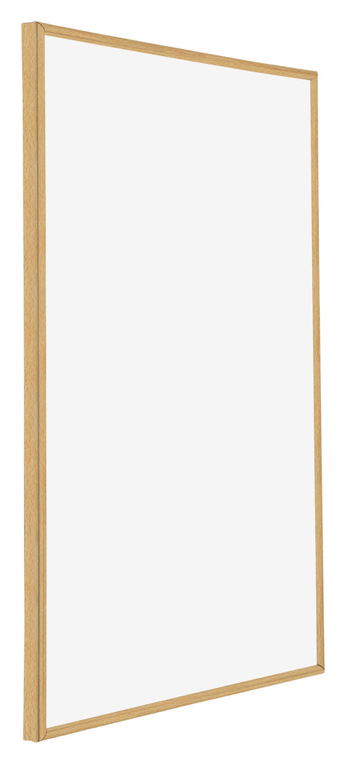 Annecy Kunststoff Bilderrahmen 48x68cm Buche Hell Vorne Schrag | Yourdecoration.de