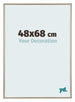 Annecy Kunststoff Bilderrahmen 48x68cm Champagner Vorne Messe | Yourdecoration.de