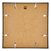 Annecy Kunststoff Bilderrahmen 50x50cm Schwarz Matt Ruckseite | Yourdecoration.de