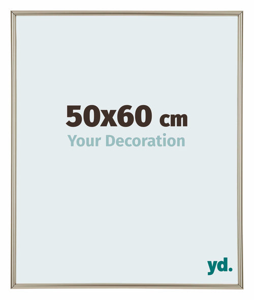 Annecy Kunststoff Bilderrahmen 50x60cm Champagner Vorne Messe | Yourdecoration.de