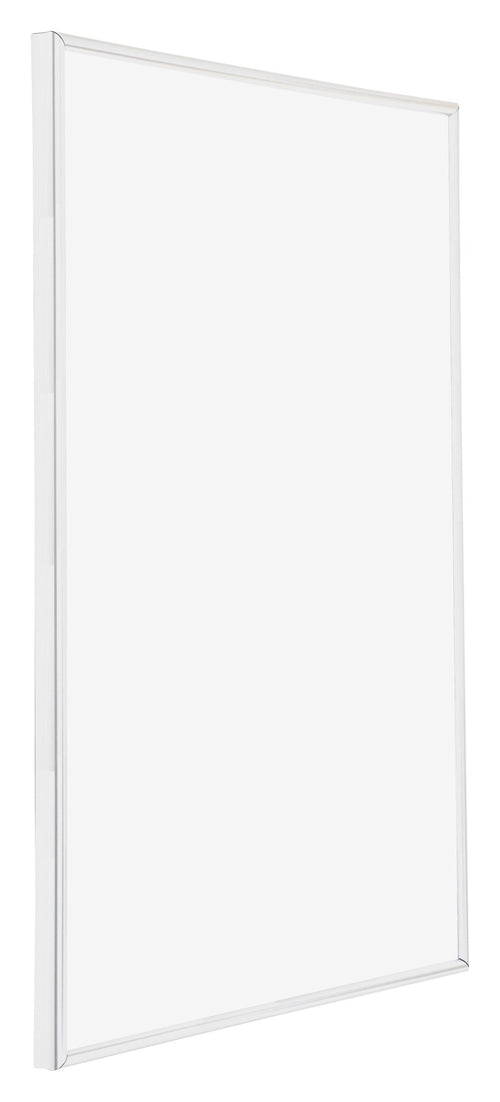Annecy Kunststoff Bilderrahmen 59 4x84cm A1 Weiss Hochglanz Vorne Schuin | Yourdecoration.de