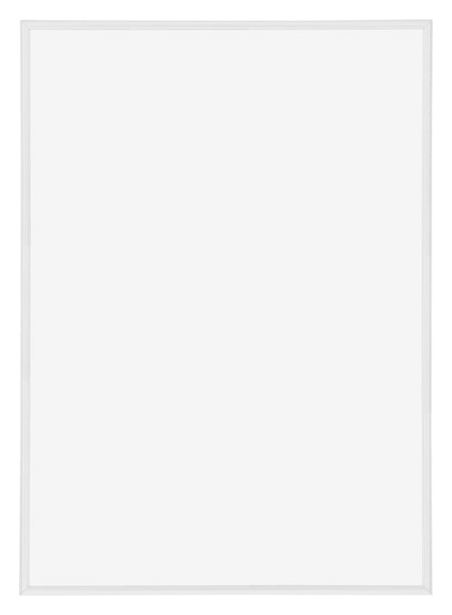 Annecy Kunststoff Bilderrahmen 60x84cm Weiss Hochglanz Vorne | Yourdecoration.de