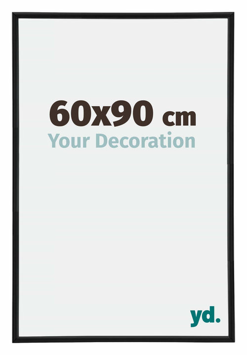 Annecy Kunststoff Bilderrahmen 60x90cm Schwarz Matt Vorne Messe | Yourdecoration.de