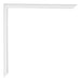 Annecy Kunststoff Bilderrahmen 60x90cm Weiss Hochglanz Detail Ecke | Yourdecoration.de