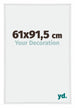 Annecy Kunststoff Bilderrahmen 61x91 5cm Weiss Hochglanz Vorne Messe | Yourdecoration.de