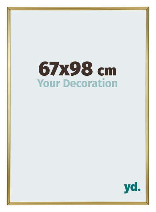 Annecy Kunststoff Bilderrahmen 67x98cm Gold Vorne Messe | Yourdecoration.de