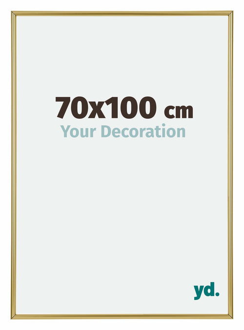 Annecy Kunststoff Bilderrahmen 70x100cm Gold Vorne Messe | Yourdecoration.de
