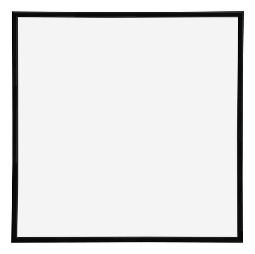 Annecy Kunststoff Bilderrahmen 70x70cm Schwarz Hochglanz Vorne | Yourdecoration.de