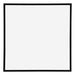 Annecy Kunststoff Bilderrahmen 70x70cm Schwarz Hochglanz Vorne | Yourdecoration.de