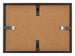 Bilderrahmen 21x29,7cm A4 Schwarz Aluminium - Rückseite Querformat | Yourdecoration.de