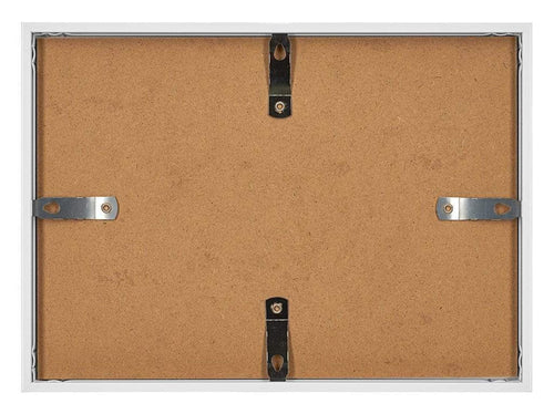 Bilderrahmen 21x29,7cm A4 Weiss Aluminium - Rückseite Querformat | Yourdecoration.de