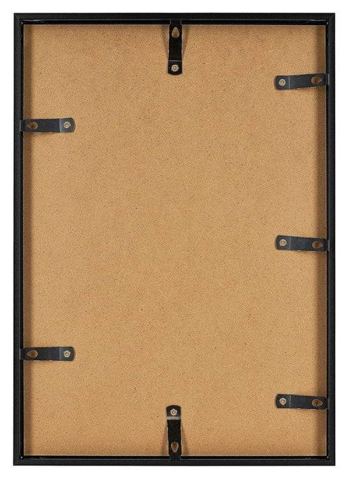 Bilderrahmen 29,7x42cm A3 Schwarz Aluminium - Rückseite | Yourdecoration.de