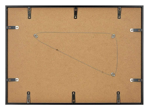 Bilderrahmen 42x59,4cm A2 Schwarz Aluminium - Rückseite Querformat | Yourdecoration.de