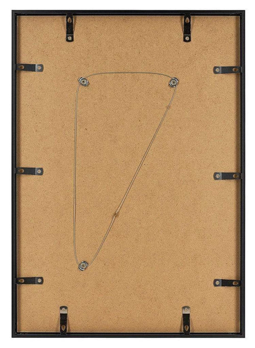 Bilderrahmen 42x59,4cm A2 Schwarz Aluminium - Rückseite | Yourdecoration.de