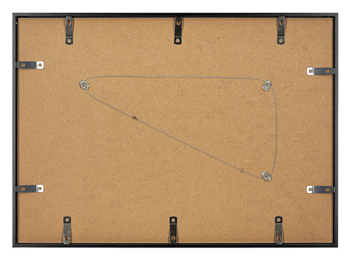 Aurora Aluminium Bilderrahmen 42x59 4cm A2 set von 3 Schwarz Ruckseite Querformat | Yourdecoration.de