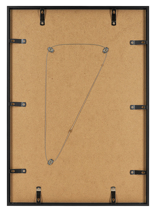 Aurora Aluminium Bilderrahmen 42x59 4cm A2 set von 3 Schwarz Ruckseite | Yourdecoration.de