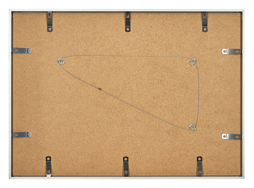 Aurora Aluminium Bilderrahmen 42x59 4cm A2 set von 3 Silber Ruckseite Querformat | Yourdecoration.de